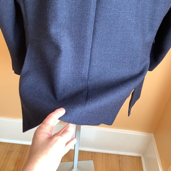 RALPH LAUREN Blue Oversized Wool Blazer Size 44S - Picture 7 of 13